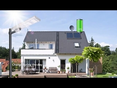 16H Charging Ip65 200W Solar Led Street Light 150lm/W