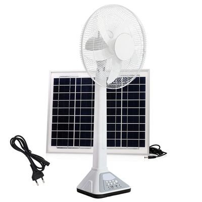 Solar-SAA 15W Boden-Stand-Solarfan Wechselstrom-DCs wieder aufladbarer Fan-12V 4.5Ah