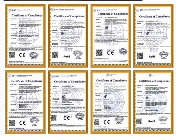 China ZCH Technology Group Co.,Ltd Zertifizierungen